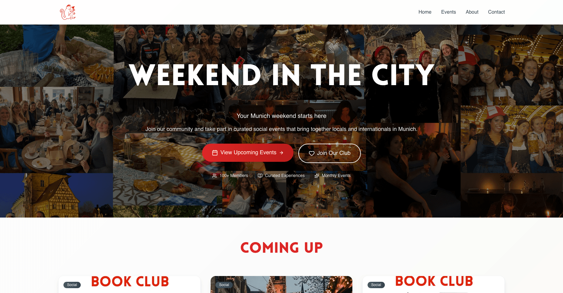 Weekend in the City homepage